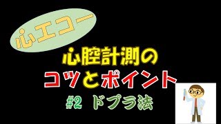 【心エコー】ドプラ計測の基本！カラー・パルス・連続波！ [upl. by Knute]