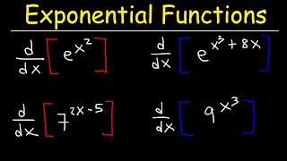 Derivatives of Exponential Functions [upl. by Libb]