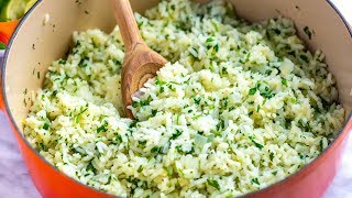 Perfect Cilantro Lime Rice Recipe [upl. by Marlea]