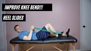 Improve Knee Bend  Heel Slides [upl. by Anul]