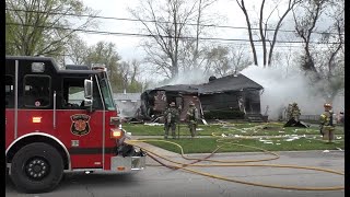 House Explosion in Inkster Michigan with DTE PowerUtility [upl. by Nay320]