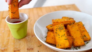 How To Make Crispy Fried Polenta Chips [upl. by Bruni480]