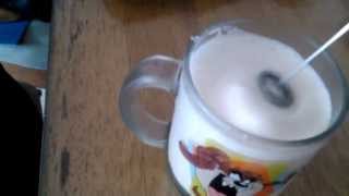 Aerolatte Review Frothing Cold Milk In Under 1 Minute [upl. by Sedicla425]