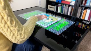 Arcade1Ups Infinity Game Table Board games on demand EXCLUSIVE first look [upl. by Aivekal]