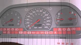 Volvo S40 V40 SRS Airbag Warning Light  How To Turn Off [upl. by Ahsinac]