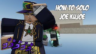 Read descriptionHow to Solo kill Joe Kujoe Jotaro part 6  YBA [upl. by Alyek362]