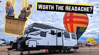 RVing At The Albuquerque Balloon Festival 2022 [upl. by Eniamirt]