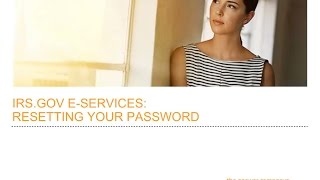 How Do I Reset My IRS eServices Password [upl. by Trumann197]