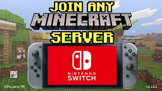 How to join any Minecraft BE server IPaddress on Nintendo Switch BedrockConnect [upl. by Fulmis]