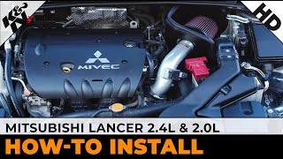 Mitsubishi Lancer 24L amp 20L 696544TS Air Intake Installation [upl. by Festa]