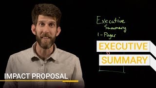 How To Use An Executive Summary In Your Proposal  Impact Proposal  Winning By Design [upl. by Anirac]